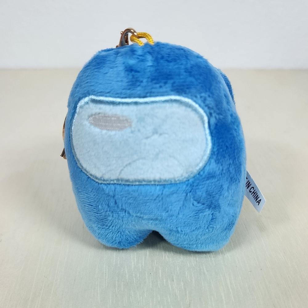 Blue Plush Keychain